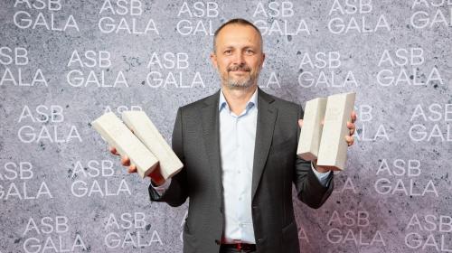 Pavel Pelikan with awards